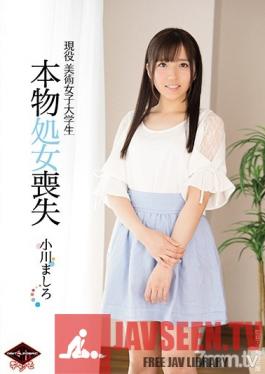 VICD-390 Studio V - A Real-Life Art College Student A True Virgin Deflowering Mashiro Ogawa