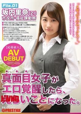 Mosaic AKA-043 When a serious girl awakens to her erotic side, things get serious. File 01: Rina Sakanai