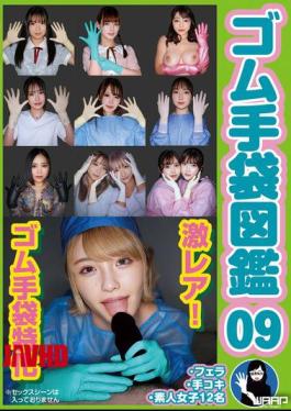 Mosaic WZEN-101 Rubber Glove Encyclopedia 09: Fellatio, Handjob, 12 Amateur Girls